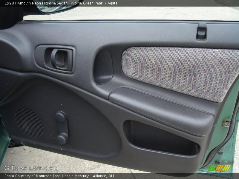 Alpine Green Pearl / Agate 1998 Plymouth Neon Highline Sedan