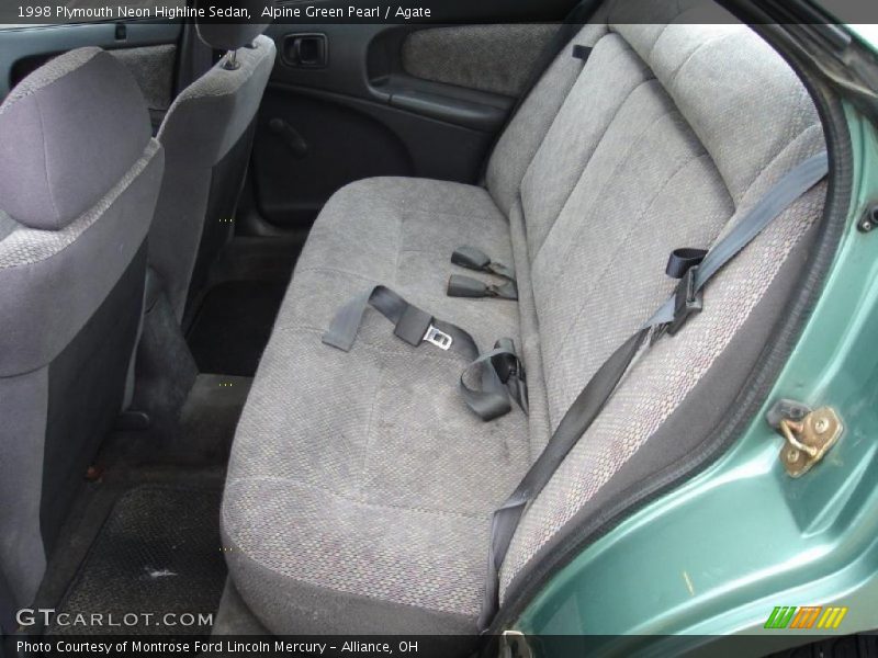 Alpine Green Pearl / Agate 1998 Plymouth Neon Highline Sedan
