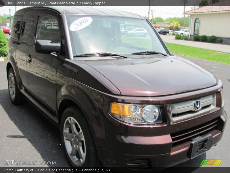 Root Beer Metallic / Black/Copper 2008 Honda Element SC