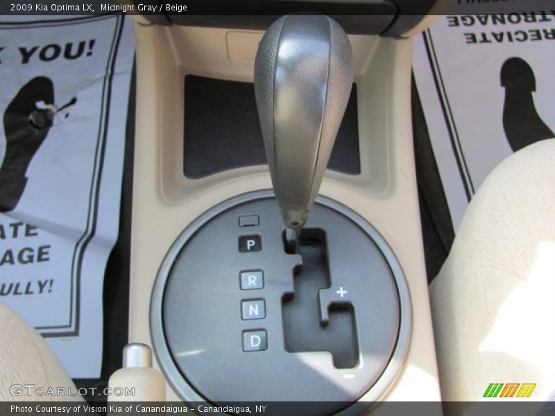 Midnight Gray / Beige 2009 Kia Optima LX