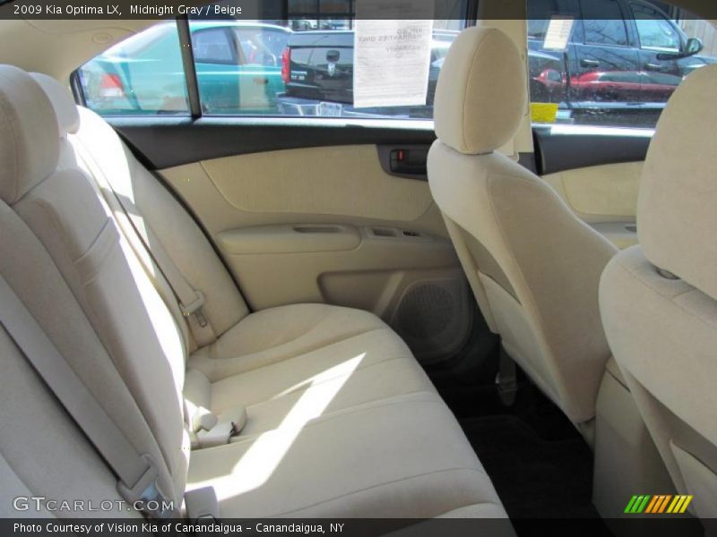 Midnight Gray / Beige 2009 Kia Optima LX