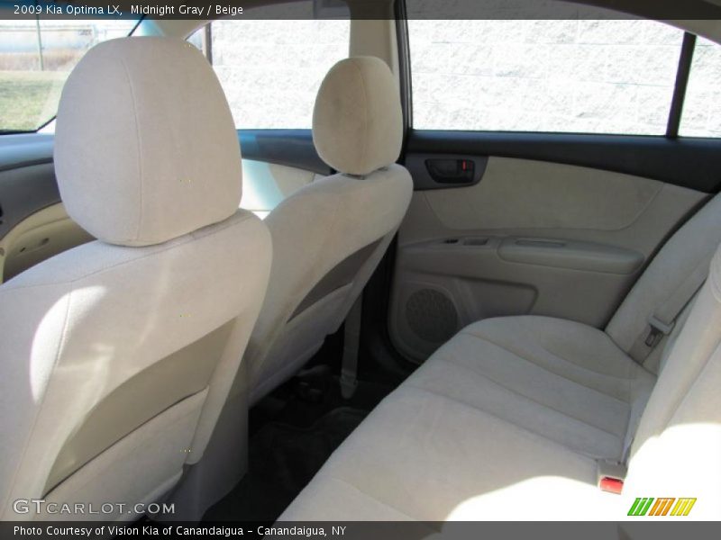 Midnight Gray / Beige 2009 Kia Optima LX