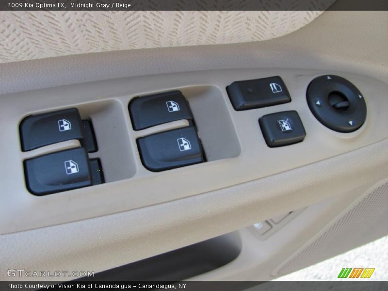 Midnight Gray / Beige 2009 Kia Optima LX
