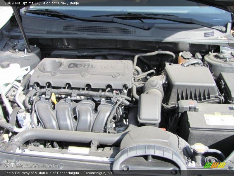 Midnight Gray / Beige 2009 Kia Optima LX