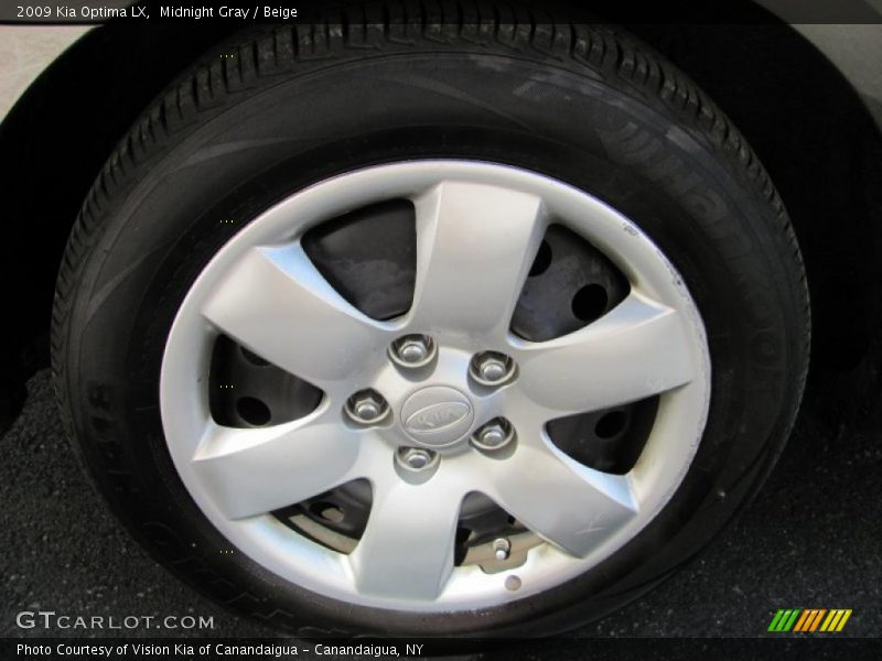 Midnight Gray / Beige 2009 Kia Optima LX
