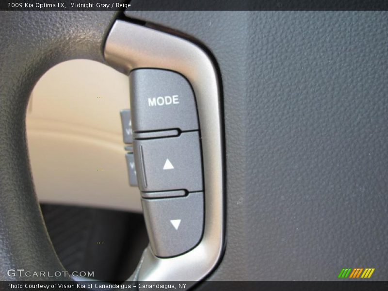 Midnight Gray / Beige 2009 Kia Optima LX