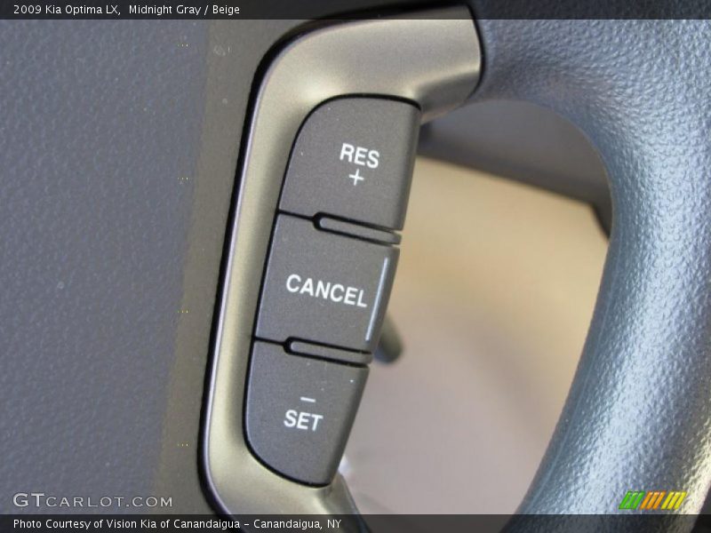 Midnight Gray / Beige 2009 Kia Optima LX