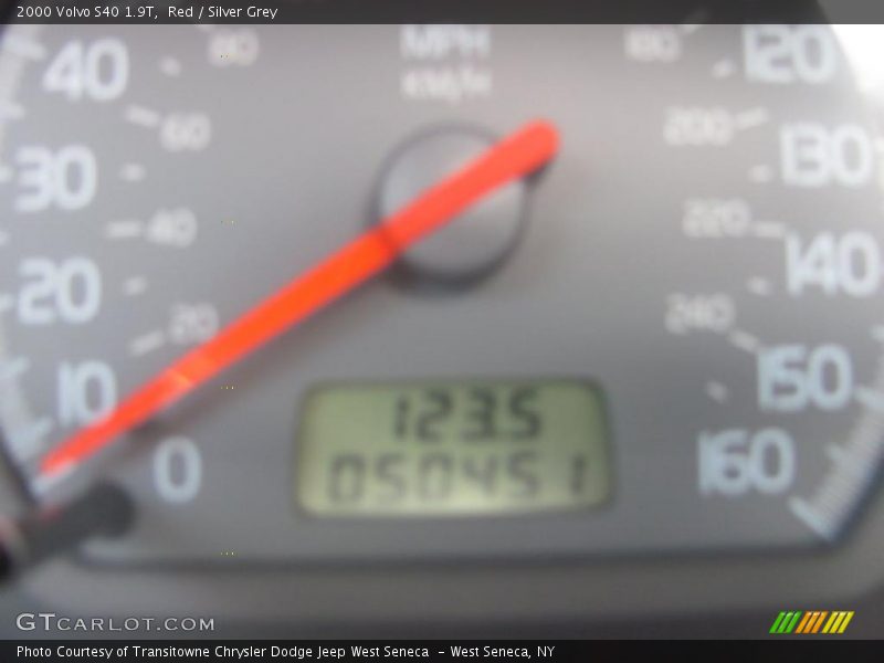 Red / Silver Grey 2000 Volvo S40 1.9T