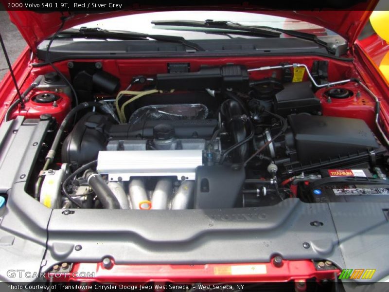 Red / Silver Grey 2000 Volvo S40 1.9T