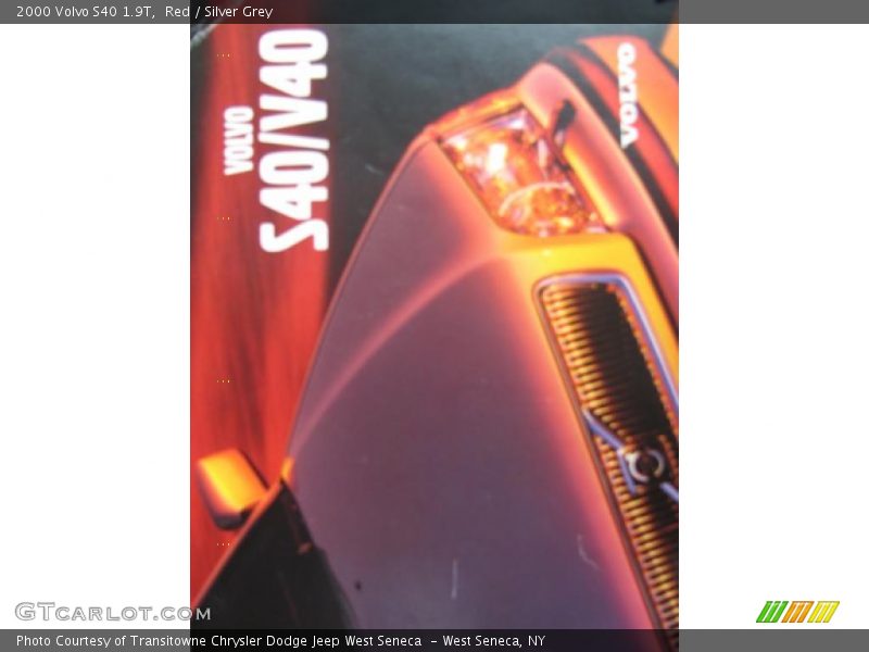 Red / Silver Grey 2000 Volvo S40 1.9T