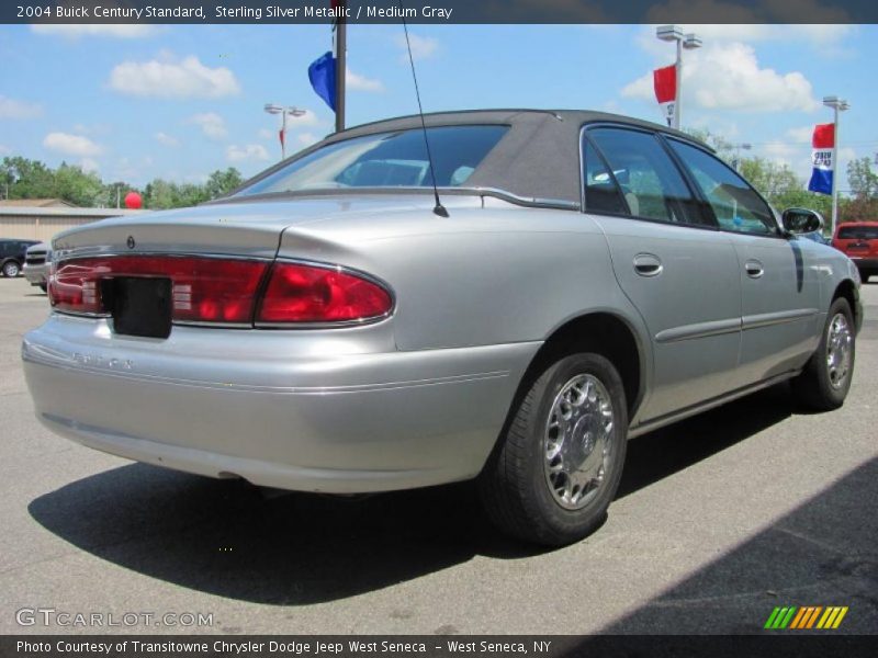 Sterling Silver Metallic / Medium Gray 2004 Buick Century Standard