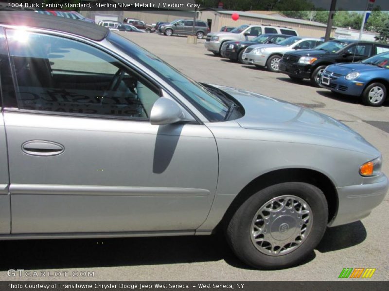 Sterling Silver Metallic / Medium Gray 2004 Buick Century Standard