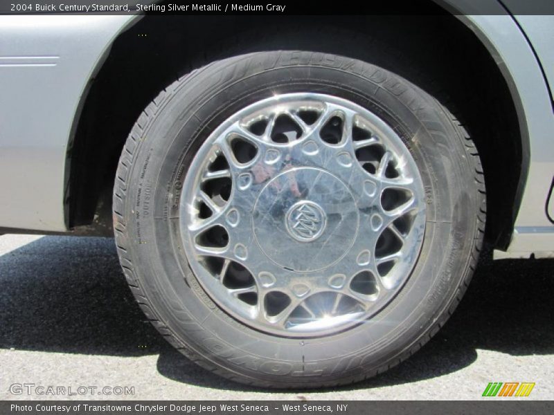 Sterling Silver Metallic / Medium Gray 2004 Buick Century Standard