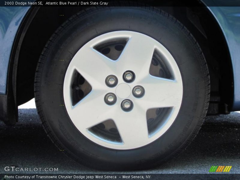 Atlantic Blue Pearl / Dark Slate Gray 2003 Dodge Neon SE
