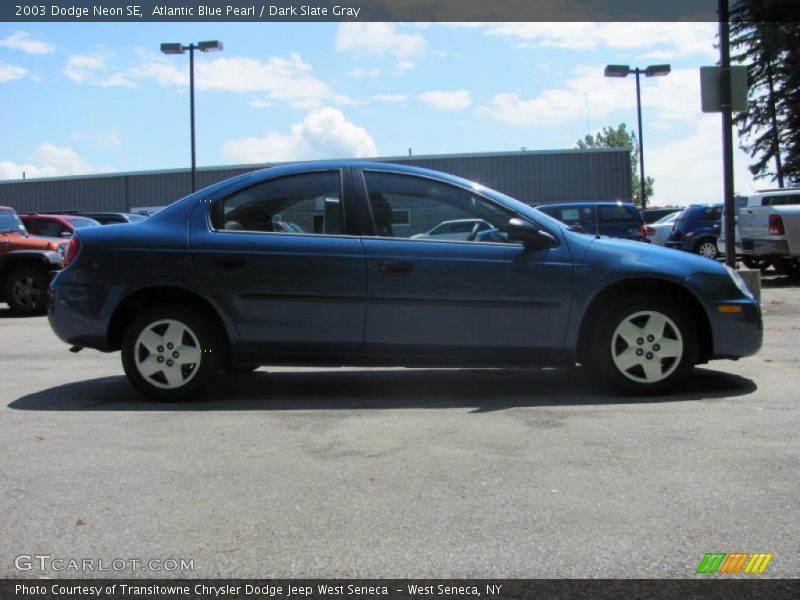 Atlantic Blue Pearl / Dark Slate Gray 2003 Dodge Neon SE