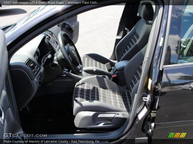 Black Magic / Interlagos Plaid Cloth 2007 Volkswagen GTI 4 Door