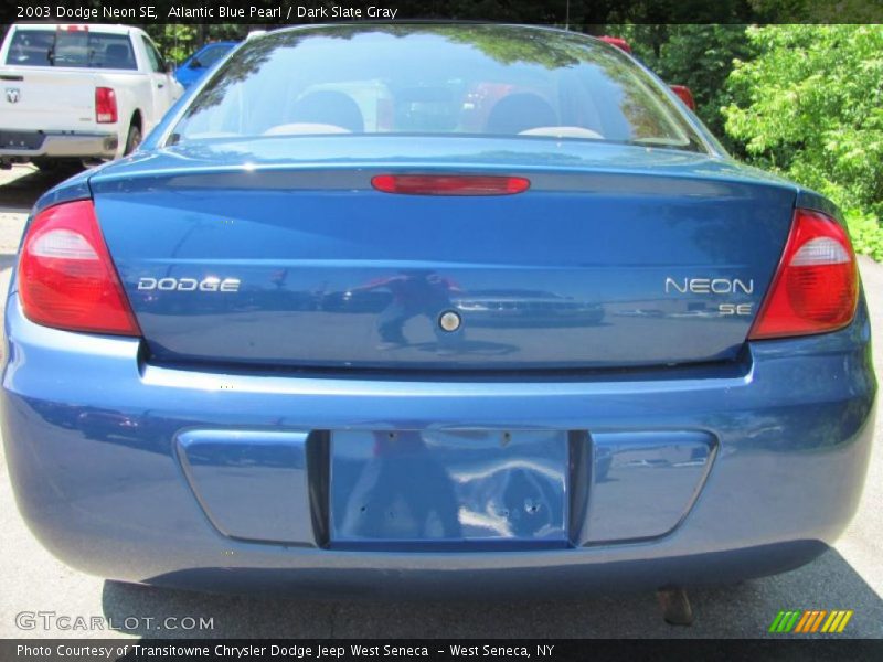 Atlantic Blue Pearl / Dark Slate Gray 2003 Dodge Neon SE