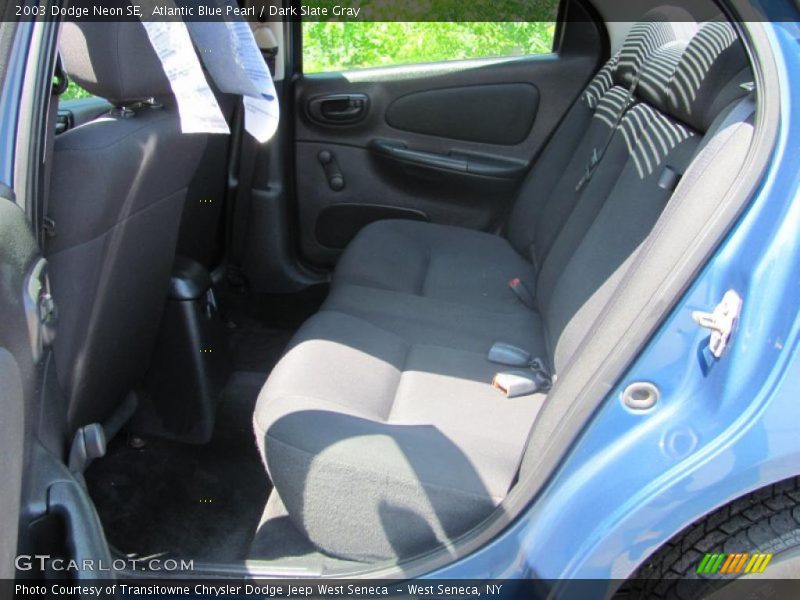 Atlantic Blue Pearl / Dark Slate Gray 2003 Dodge Neon SE