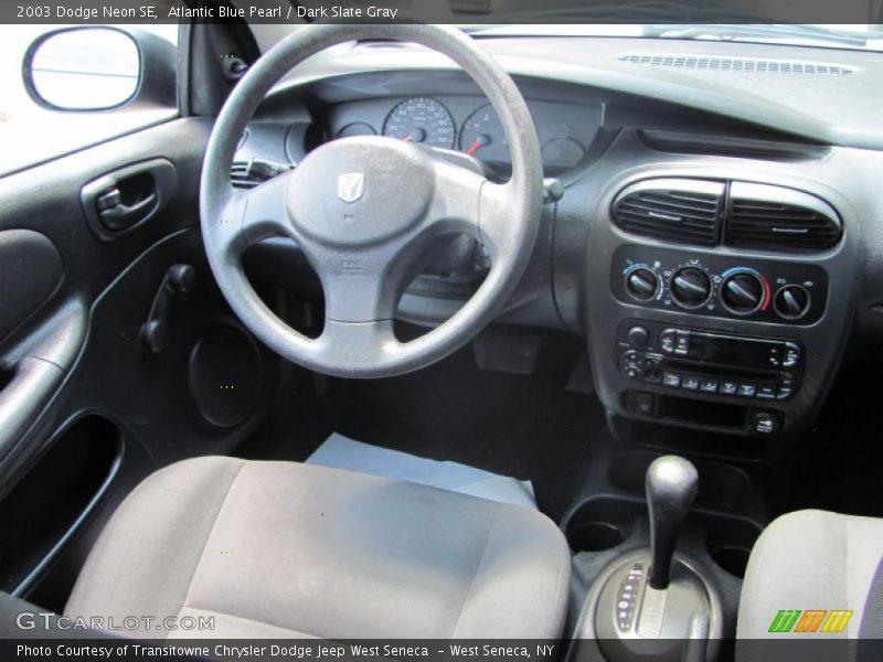 Atlantic Blue Pearl / Dark Slate Gray 2003 Dodge Neon SE
