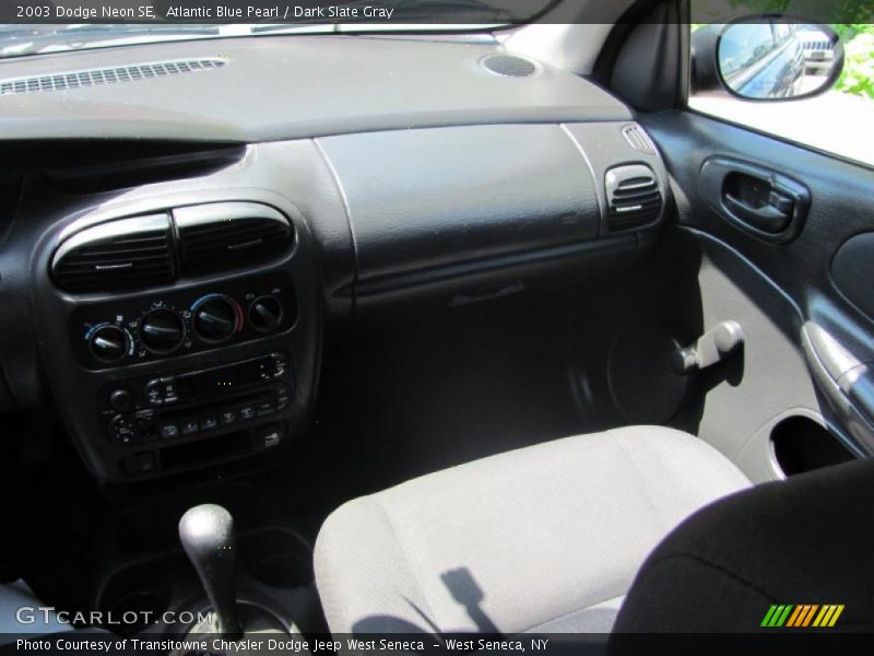 Atlantic Blue Pearl / Dark Slate Gray 2003 Dodge Neon SE