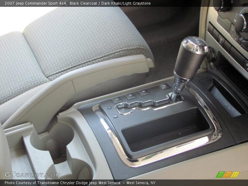 Black Clearcoat / Dark Khaki/Light Graystone 2007 Jeep Commander Sport 4x4