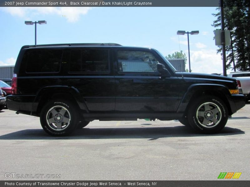 Black Clearcoat / Dark Khaki/Light Graystone 2007 Jeep Commander Sport 4x4