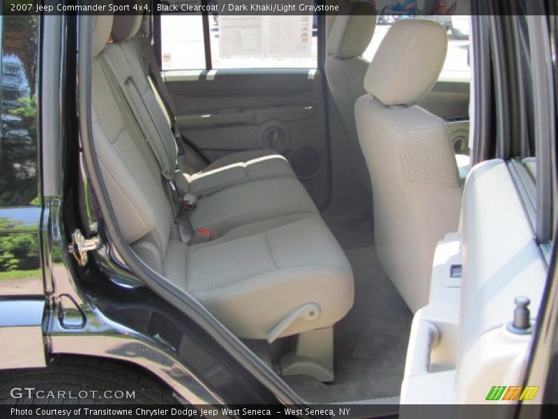 Black Clearcoat / Dark Khaki/Light Graystone 2007 Jeep Commander Sport 4x4