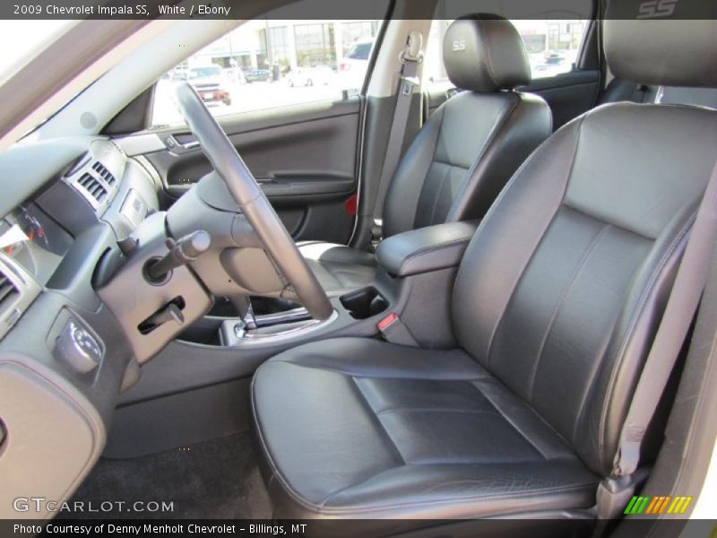 White / Ebony 2009 Chevrolet Impala SS