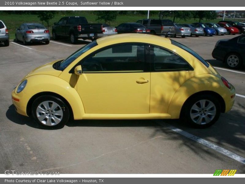 Sunflower Yellow / Black 2010 Volkswagen New Beetle 2.5 Coupe