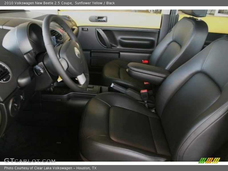 Sunflower Yellow / Black 2010 Volkswagen New Beetle 2.5 Coupe