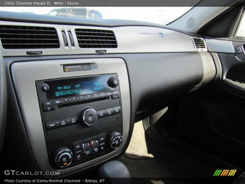 White / Ebony 2009 Chevrolet Impala SS