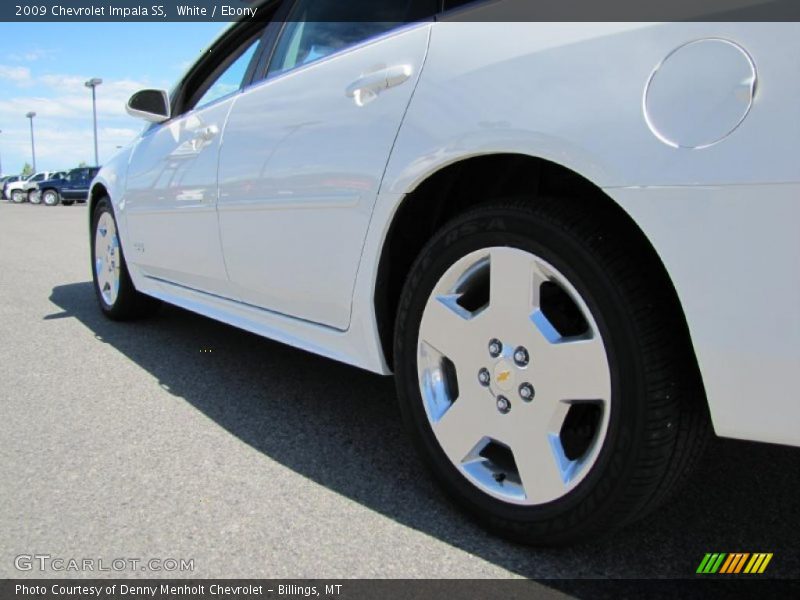White / Ebony 2009 Chevrolet Impala SS