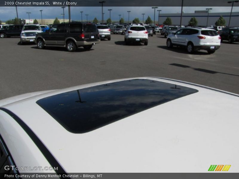White / Ebony 2009 Chevrolet Impala SS