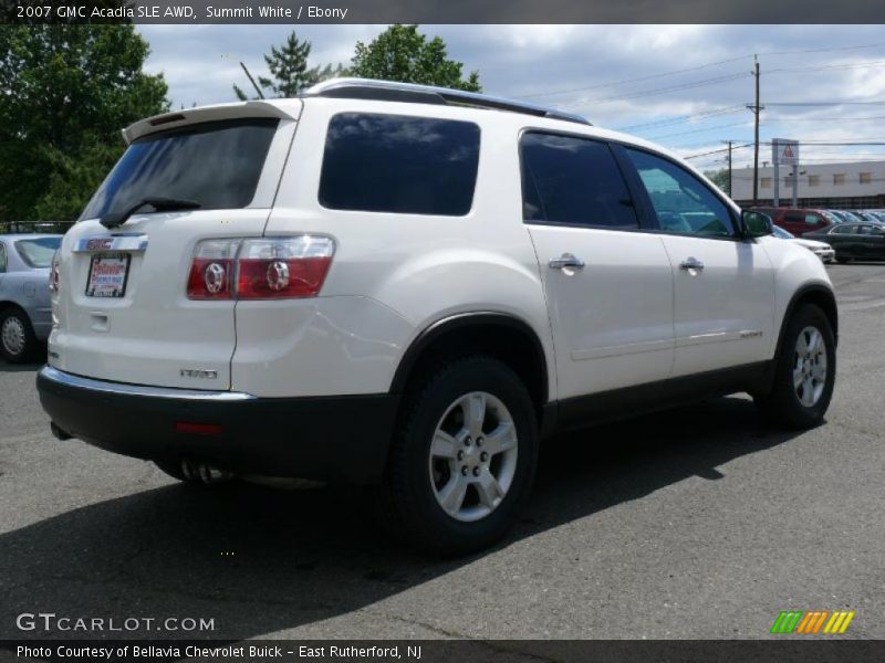 Summit White / Ebony 2007 GMC Acadia SLE AWD