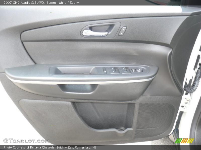 Summit White / Ebony 2007 GMC Acadia SLE AWD