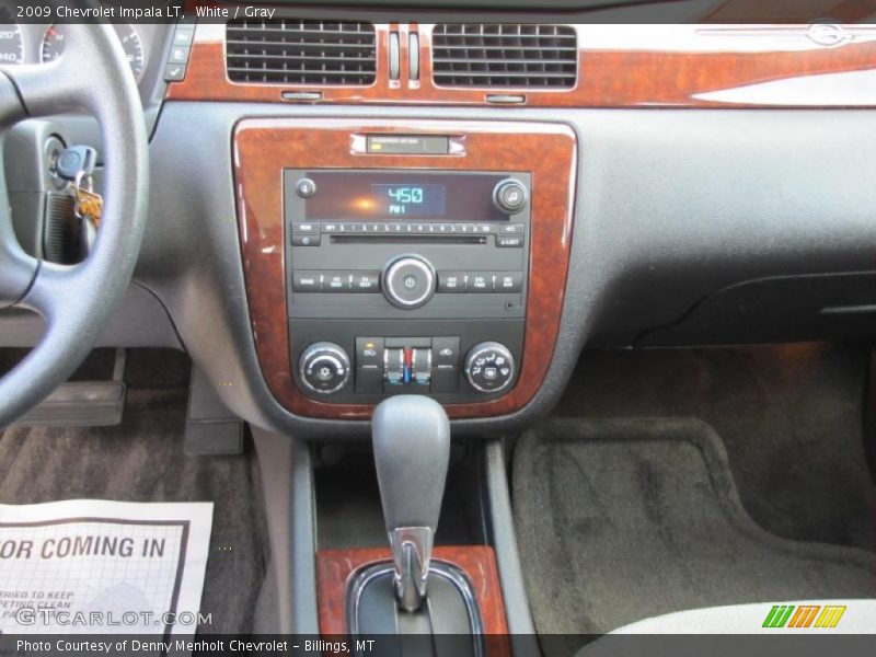 White / Gray 2009 Chevrolet Impala LT