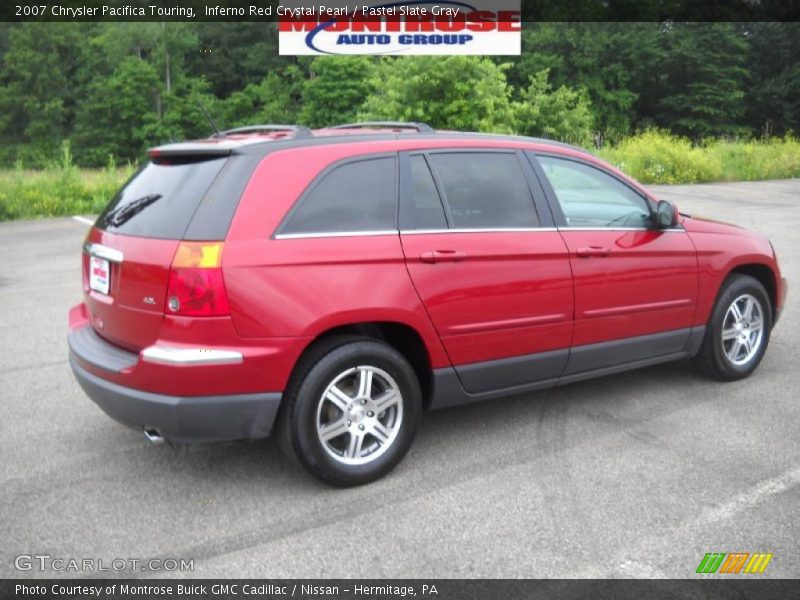 Inferno Red Crystal Pearl / Pastel Slate Gray 2007 Chrysler Pacifica Touring