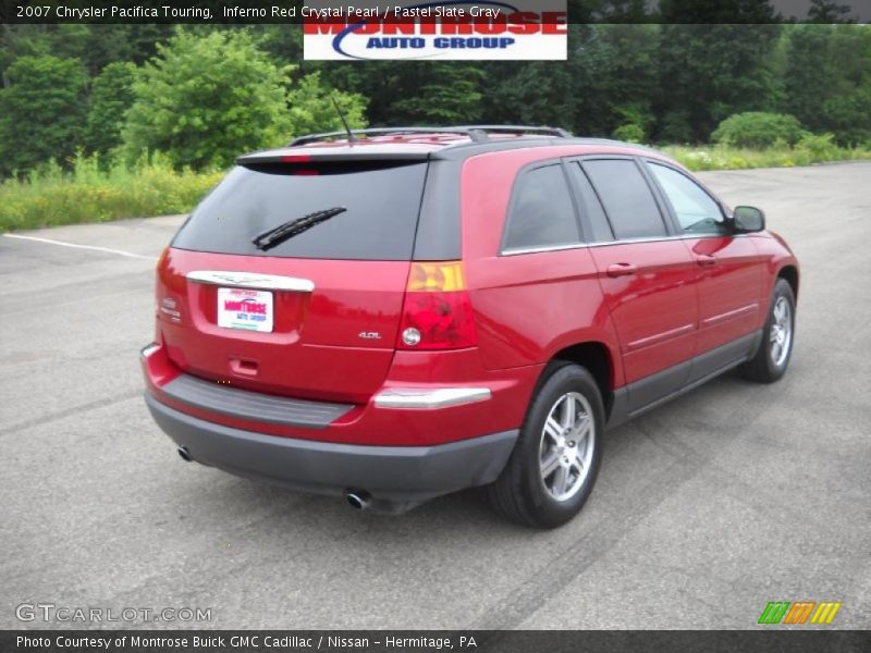 Inferno Red Crystal Pearl / Pastel Slate Gray 2007 Chrysler Pacifica Touring