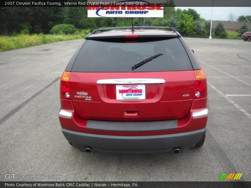 Inferno Red Crystal Pearl / Pastel Slate Gray 2007 Chrysler Pacifica Touring