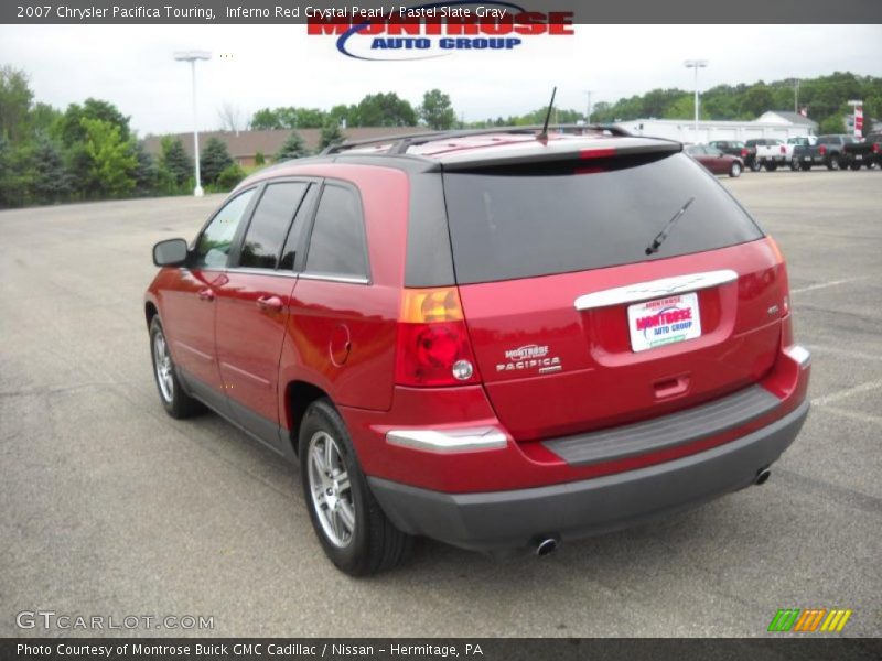 Inferno Red Crystal Pearl / Pastel Slate Gray 2007 Chrysler Pacifica Touring