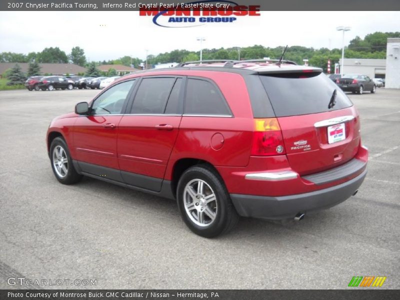 Inferno Red Crystal Pearl / Pastel Slate Gray 2007 Chrysler Pacifica Touring