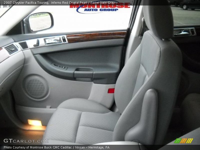 Inferno Red Crystal Pearl / Pastel Slate Gray 2007 Chrysler Pacifica Touring