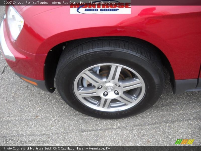 Inferno Red Crystal Pearl / Pastel Slate Gray 2007 Chrysler Pacifica Touring