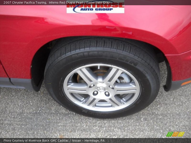 Inferno Red Crystal Pearl / Pastel Slate Gray 2007 Chrysler Pacifica Touring
