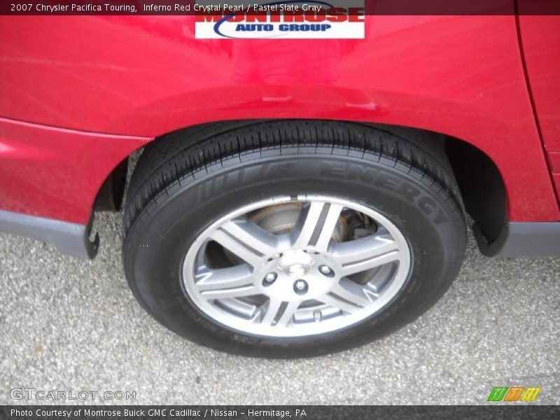 Inferno Red Crystal Pearl / Pastel Slate Gray 2007 Chrysler Pacifica Touring