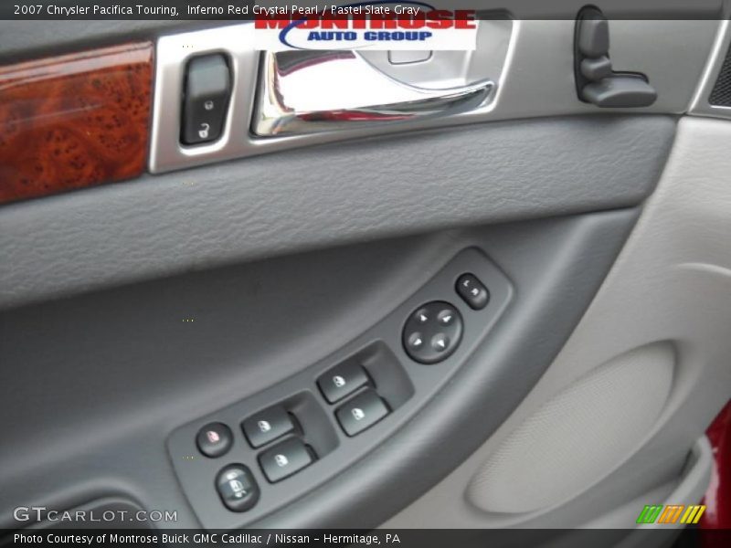 Inferno Red Crystal Pearl / Pastel Slate Gray 2007 Chrysler Pacifica Touring