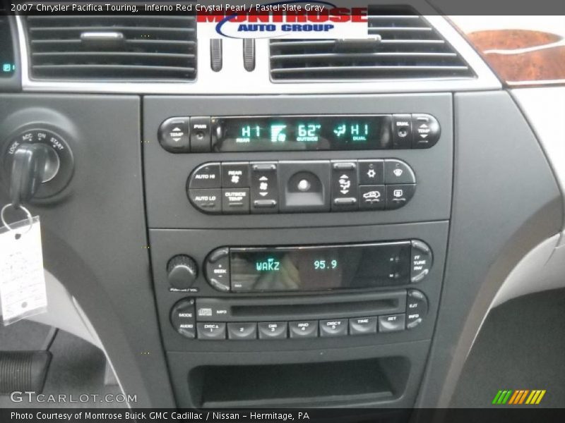 Inferno Red Crystal Pearl / Pastel Slate Gray 2007 Chrysler Pacifica Touring