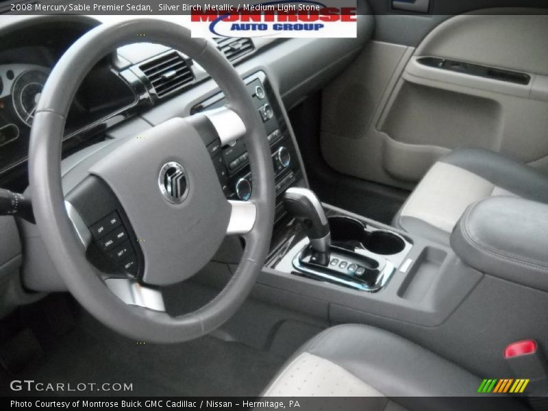 Silver Birch Metallic / Medium Light Stone 2008 Mercury Sable Premier Sedan