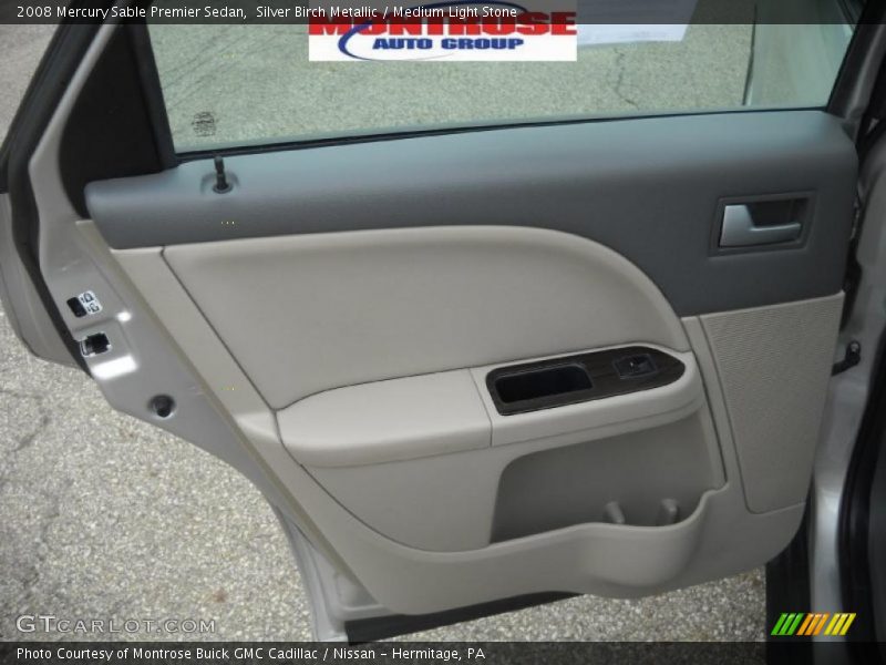 Silver Birch Metallic / Medium Light Stone 2008 Mercury Sable Premier Sedan