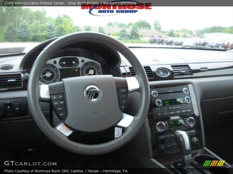 Silver Birch Metallic / Medium Light Stone 2008 Mercury Sable Premier Sedan